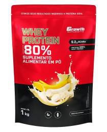 WHEY PROTEIN GROWTH 80% BANANA 1KG