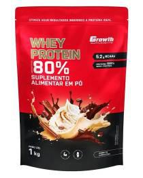 WHEY PROTEIN GROWTH 80% CAPUCCINO 1KG