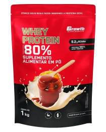 WHEY PROTEIN GROWTH 80% DOCE LEITE 1KG