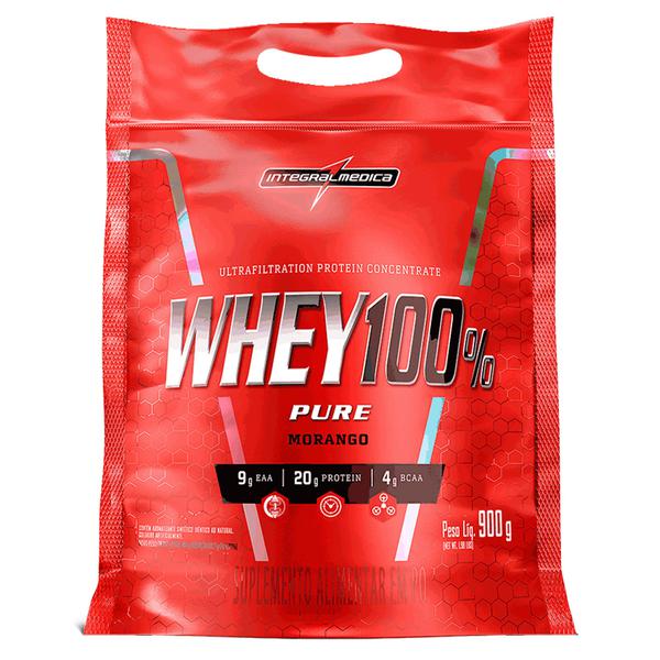 WHEY PROTEIN INTEGRAL MEDICA 900G MORANGO
