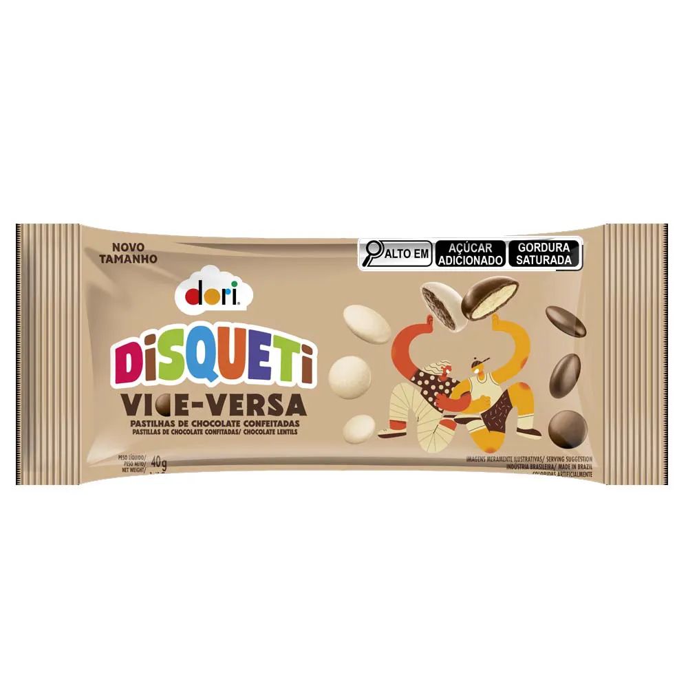Chocolate Disqueti 40g Vice-Versa
