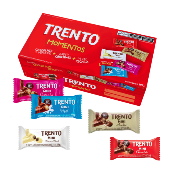 Chocolate Bites Trento 120g Ao Leite