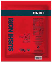 Alga Marinha Nori 140g 50 Folhas