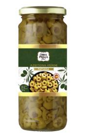 Azeitona Obra Prima 345g Verde Fatiada