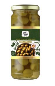 Azeitona Obra Prima 345g Verde S/ Caroço
