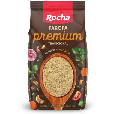 Farofa Mandioca Rocha 300g Premium