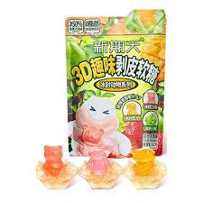 Bala De Goma 3d 60g Frutas Sortidas