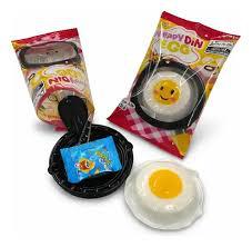 Bala Gelatina Egg 20g Morango