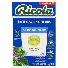 Bala Ricola 22,5g Strong Mint