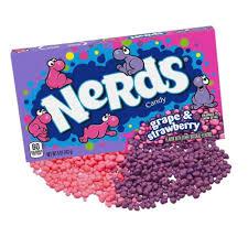 Balas Nerds 141g Uva e Morango
