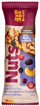 Barra Cereal Nutsbar 25g Frutas Vermelhas