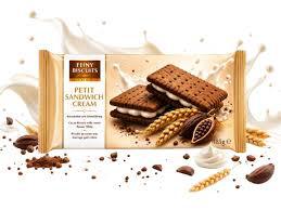 Biscoito Recheado Feiny Biscuits 185g Creme
