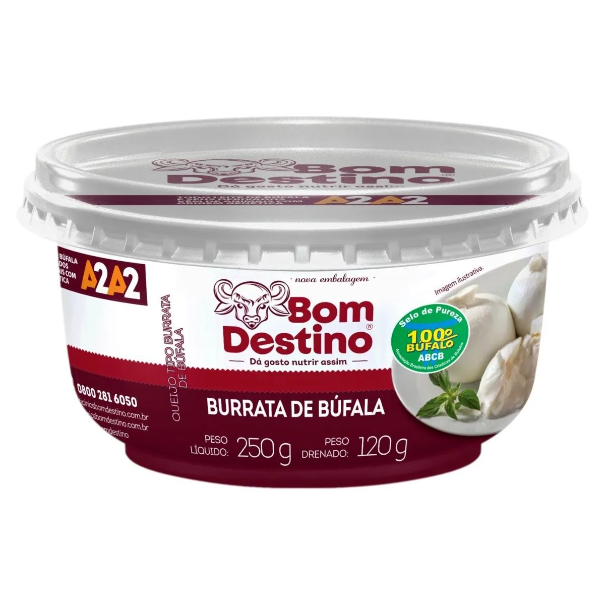 Queijo Burrata Bufala 120g Creme Imersa