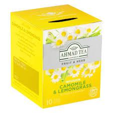 Cha Ahmad Tea Saq 15g Camomila e Capim-Limão