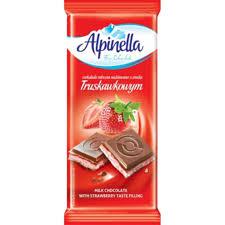 Chocolate Alpinella Importado 100g Morango