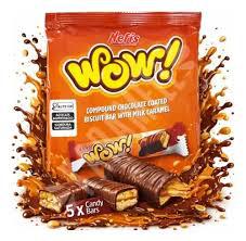 Chocolate Wow Nefis 175g Com Recheio De Caramelo