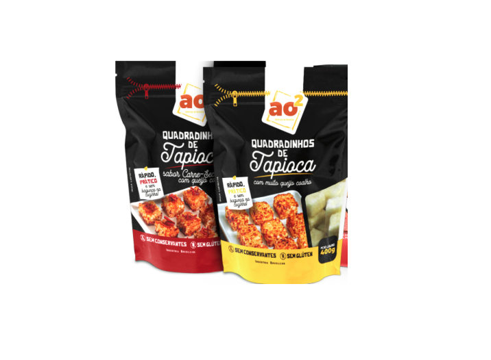 Quadradinho De Tapioca Ao2 400g Carne Seca C/Queijo Coalho