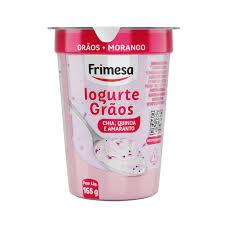 Iogurte Grãos Frimesa 165g C/Morango