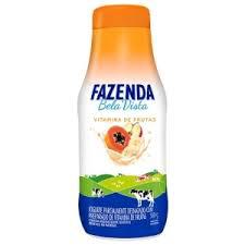 Iogurte Liquido Fazenda 500g Vitamina De Frutas