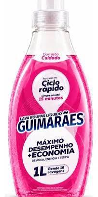 Lava Roupa Liq Guimaraes 1l Ciclo Rapido