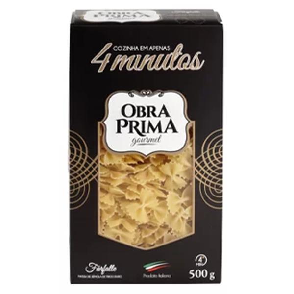 Macarrão Farfalle Obra Prima 500g 4 Minutos