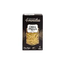 Macarrão Penne Rigate Obra Prima 500g 4 Minutos