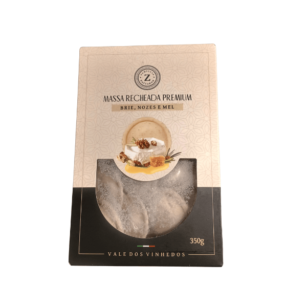 Massa Recheada Zaccaron 350g Brie, Nozes e Mel