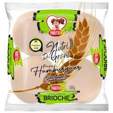 Pão De Hamburguer 320g Panutrir Brioche