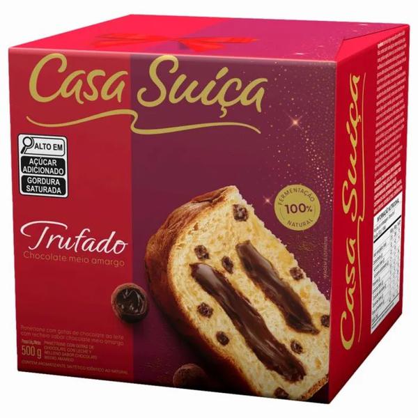 Panettone Casa Suíça 500g Trufado