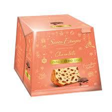 Panettone Santa Edwiges 400g Gotas De Chocolate Zero Açucar