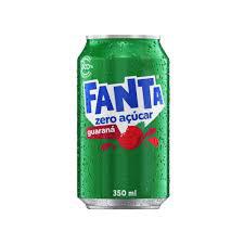 Refri Fanta Zero 350ml Guaraná