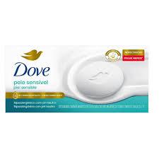 Sabonete Barra Dove 90g Pele Sensível Envoltório