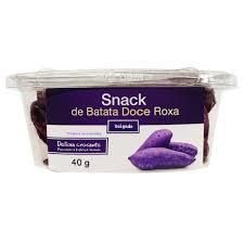 Snack De Batata Doce  40g Roxa