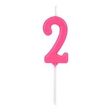 Vela Pick Nr 2 Glitter Rosa