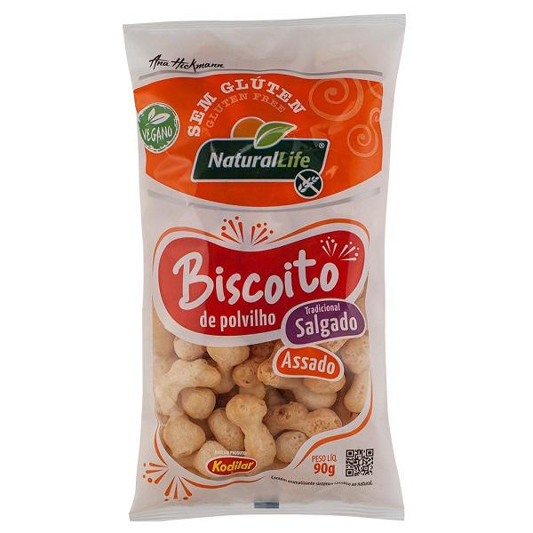 Bisc Polv Natural Life S/G Salg 90g