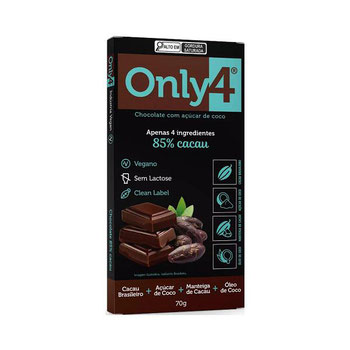 Choc Only4 85% Cacau 70g