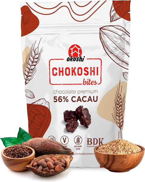 Chokoshi Bits Okoshi 56% Cacau 50g