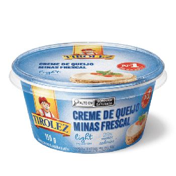 Creme De Qj Tirolez Light 150g
