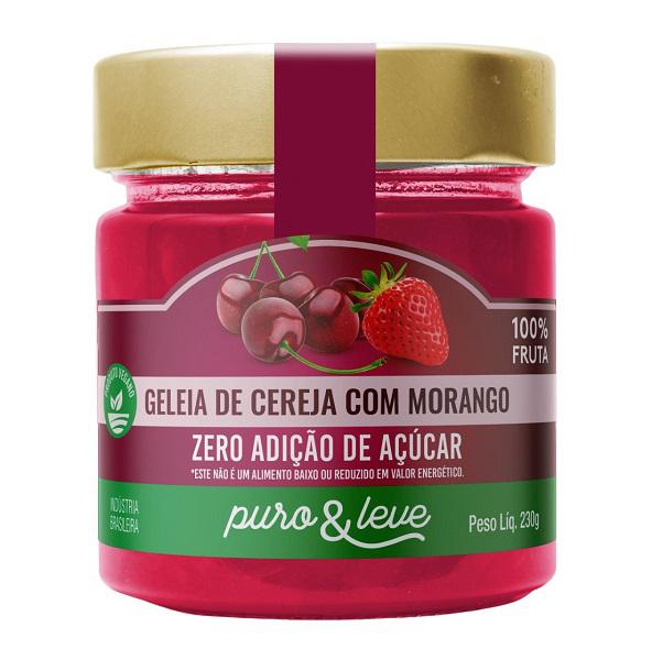 Geleia Veg Puro&leve Cereja C/Mgo S/A 230g