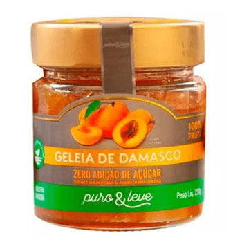 Geleia Veg Puro&leve Damasco S/A 230g