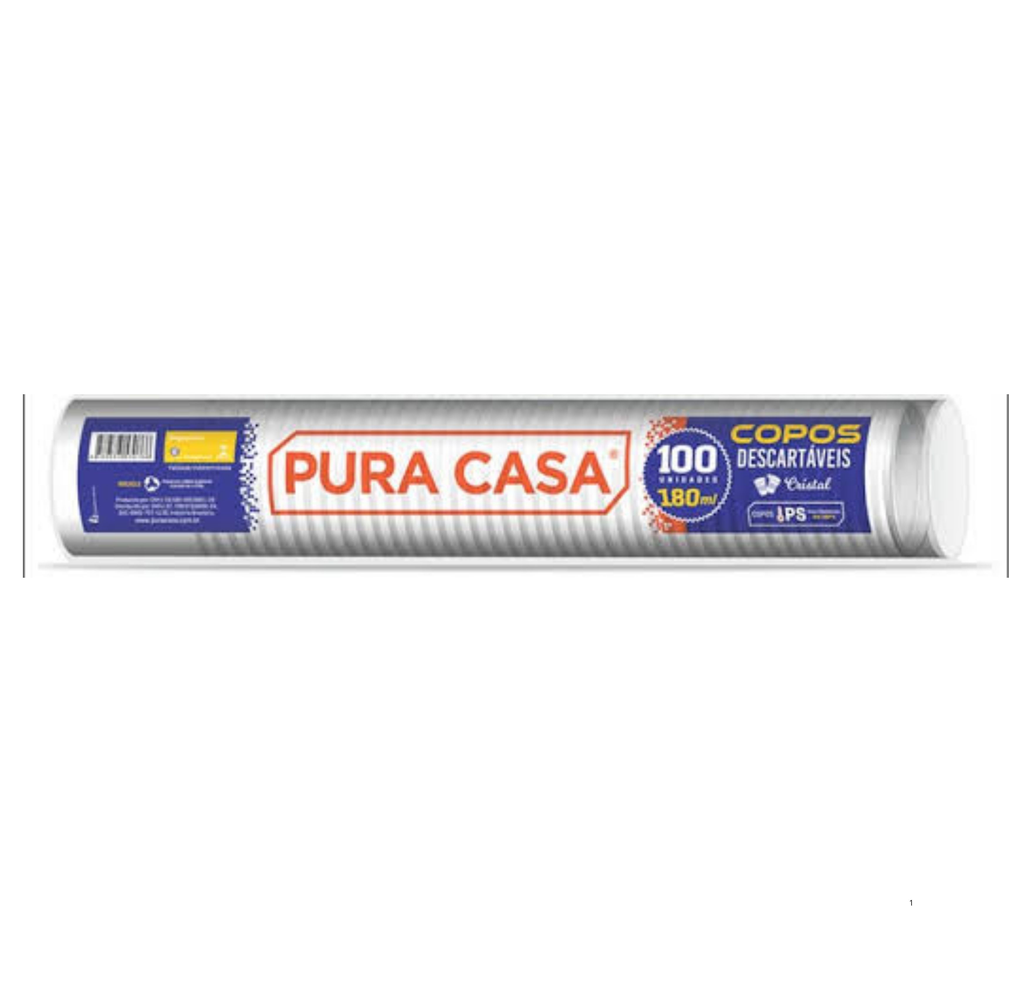 COPO DESCARTAVEL PURA CASA 180ML