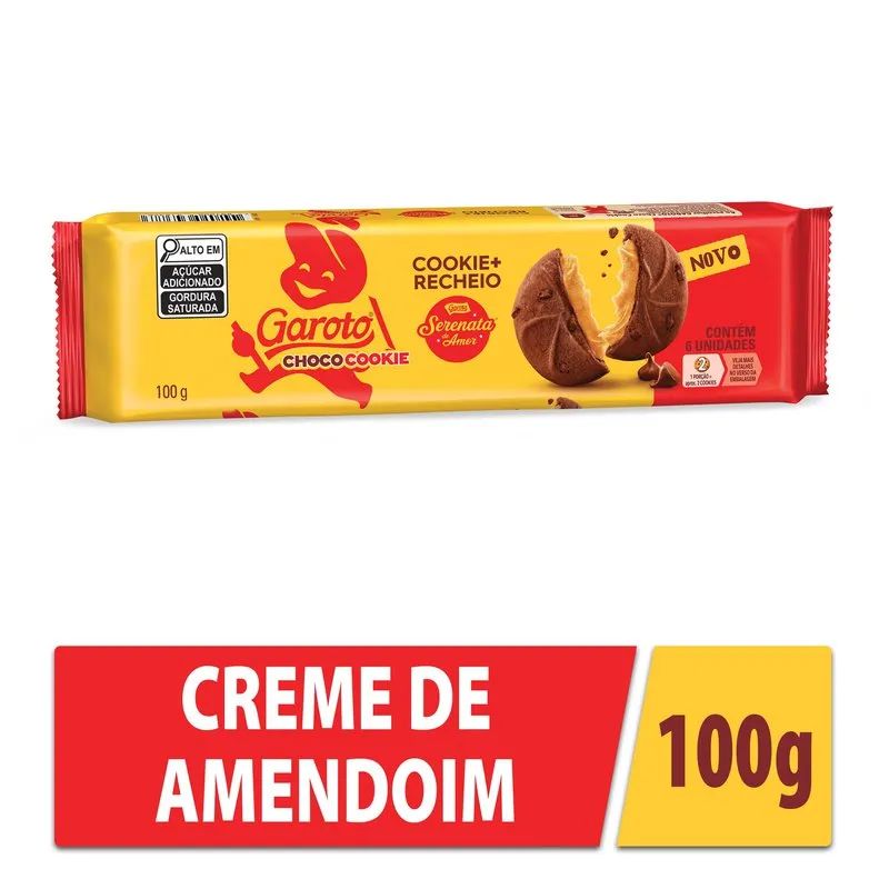 BISCOITO SERENATA D/AMOR GAROTO COOKIES 100G