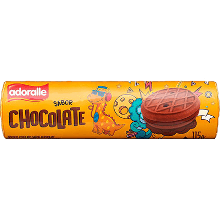 BISCOITO ADORALLE RECH CHOC 100G