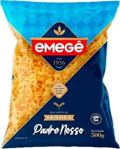 MACARRAO SEMOLA  EMEGE PADRE NOSSO 500G