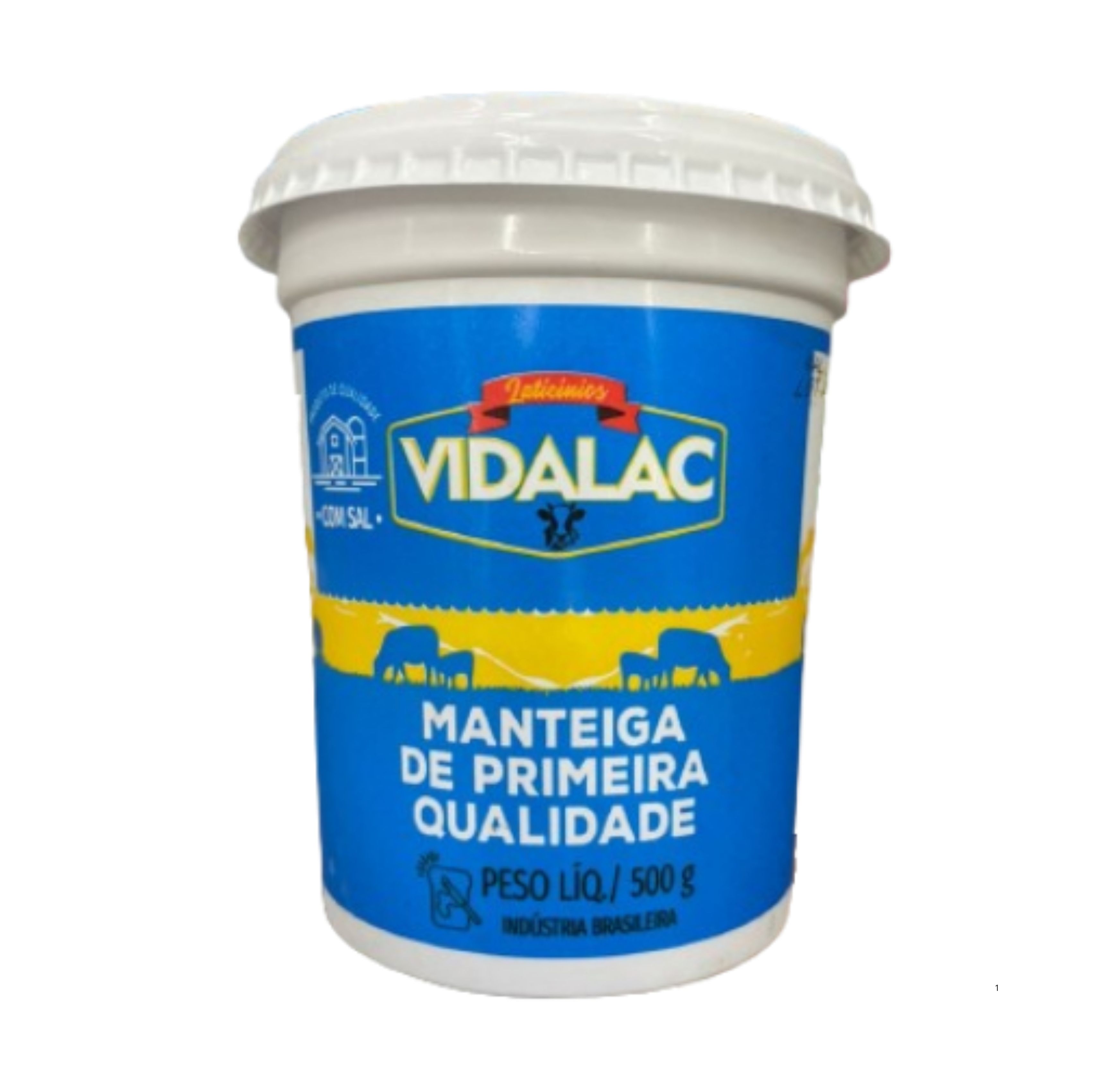 MANTEIGA C/SAL VIDALAC POTE 500G