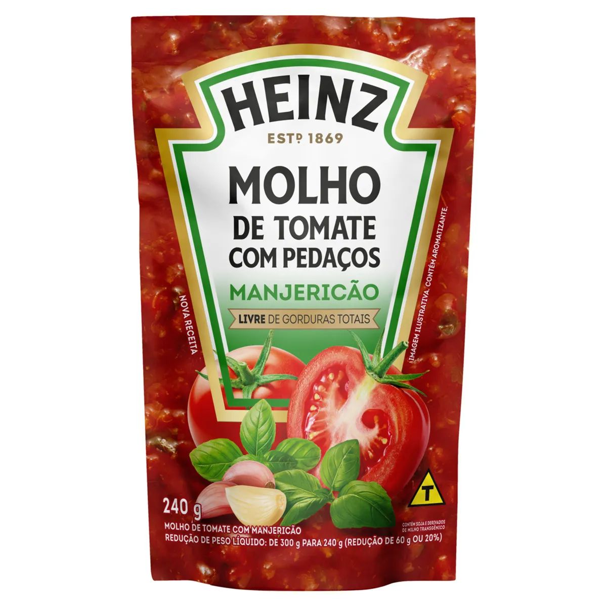 MOLHO HEINZ SACHE MANJERICAO 240G