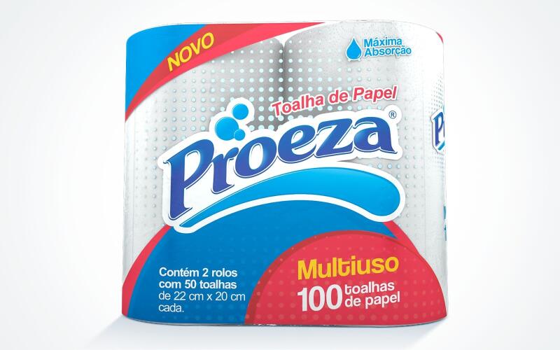 PAPEL TOALHA PROEZA 1X2 BRANCO 50 FOLHAS