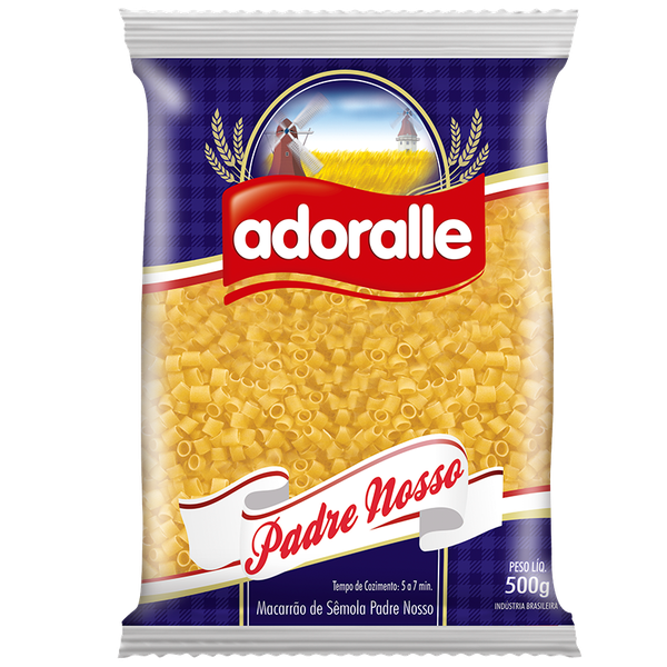 MACARRAO SEMOLA  PADRE NOSSO ADORALLE 500G