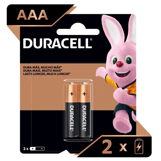 PILHA DURACELL ALC AAA PALITO SM 2UN