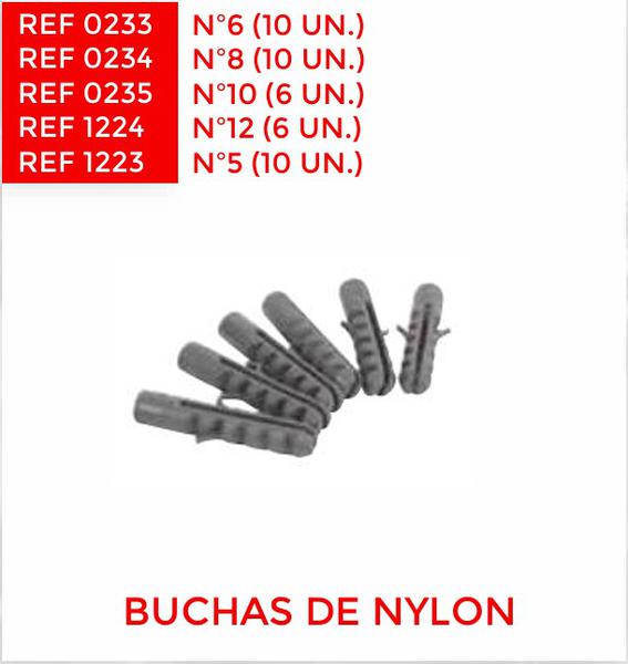 BUCHA NEDO NYLON 10MM